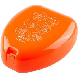 Sanismart Taschenbeatmungsmaske CPR Set Orange Pocketmaske