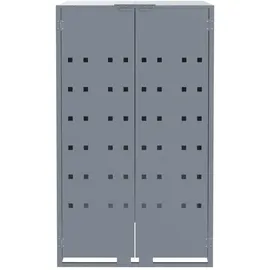 deluke Mülltonnenbox GORILO 69 x 79 x 117 cm grau
