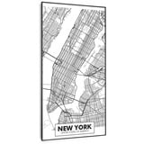 Klarstein Wonderwall Air Art Smart Infrarotheizung Map York 60x120cm 700W