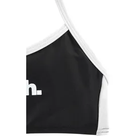 BENCH Bustier-Bikini Schwarz/Weiß 158/164