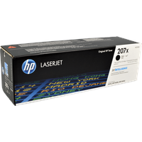 HP Toner W2210X  207X  schwarz