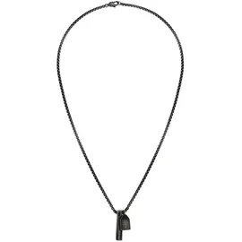 FYNCH-HATTON Kette mit Anhänger The Twist Edelstahl grau/schwarz