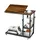 Costway Laptoptisch Braun Holz 80 x 40,5 x 95 cm