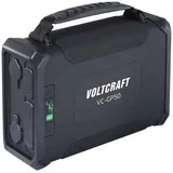 VOLTCRAFT VC-GP50 Powerbank 96000 mAh USB PD 2.0 Li-Ion Schwarz (matt) gleichzeitiges Laden und Entladen, LED Taschenlampe,