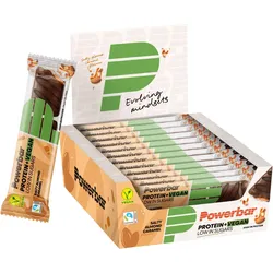 Powerbar Protein Plus Low Sugar Vegan Salty Almond Caramel 12x42g - Vegan Riegel Einheitsgröße