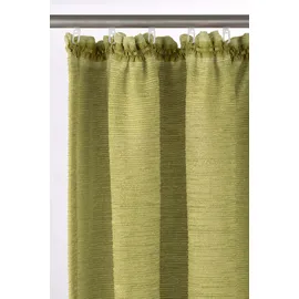 Wirth Vorhang WIRTH "Holmsund 288g/qm" Gr. 7, grün (hellgrün), B:132cm H:255cm, Chenille, Polyacryl, Gardinen