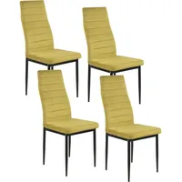 Hti-Living Stuhl Memphis Velvet Curry