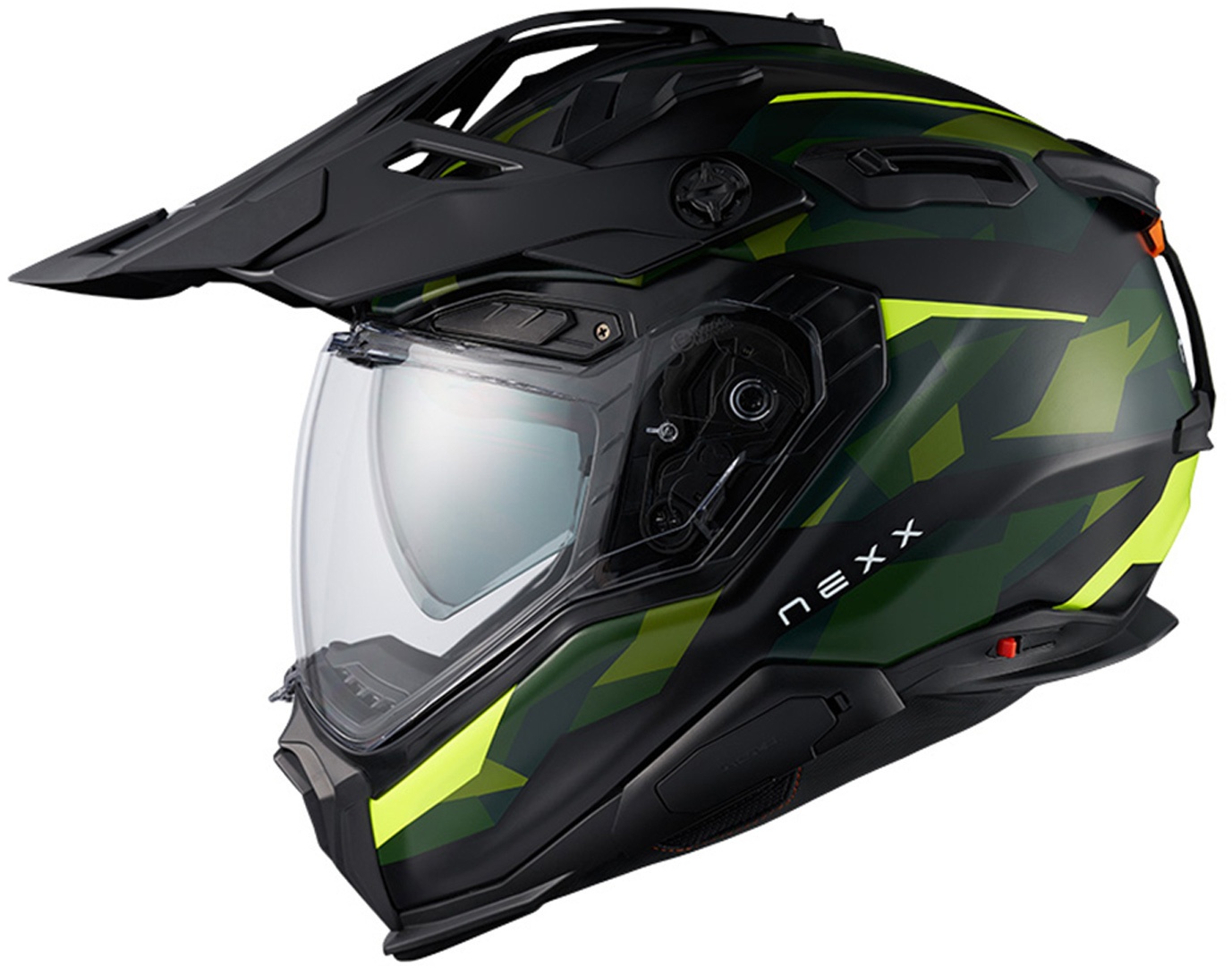 Nexx X.WED 3 Trailmania Motocross Helm, grün, Größe L