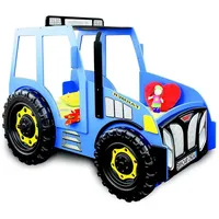 Xlmoebel Autobett Neues blaues Traktor Kinderbett für Bauern Kinder - Jugendbett mit (1-tlg., Kinderbett Traktor Blau), Hergestellt in Europa blau