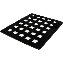 Badteppich BOXES - schwarz