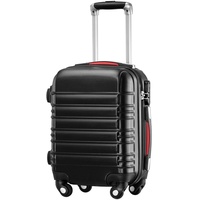 Koffer-Baron® Hartschalenkoffer Kinder Koffer MINI Gr. S Handgepäck ABS, schwarz