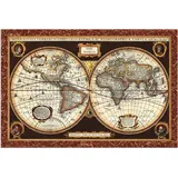 Artland Wandbild »Weltkarte«, Landkarten, (1 St.), als Alubild, Outdoorbild, Leinwandbild, Poster, Wandaufkleber, braun