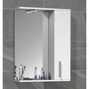 Badspiegel Wandspiegel 55 cm Hängespiegel Spiegelschrank Badezimmer Drehtür Beleuchtung Lisalo L