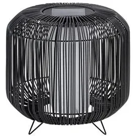 Dehner Solar-Laterne Bari Kunststoff/Metall Ø 30 cm Höhe 30 cm IP44 anthrazit
