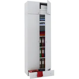 VCM Kleiderschrank Mehrzweckschrank Schrank Vandol