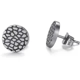 Kingka Ohrstecker Reptil schwarz 10mm
