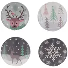 Spetebo Handwärmer Taschenwärmer Winter wiederverwendbar, Set 4-tlg., 4 verschiedene Motive, Kinder Handwärmer für unterwegs bunt