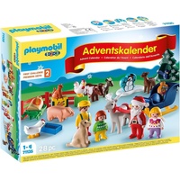 PLAYMOBIL1.2.3 Adventskalender 71135 Weihnachten Bauernhof Lernspielzeug Kinder