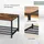 holz4home Connie Braun Eiche 106 x 60 x 45 cm