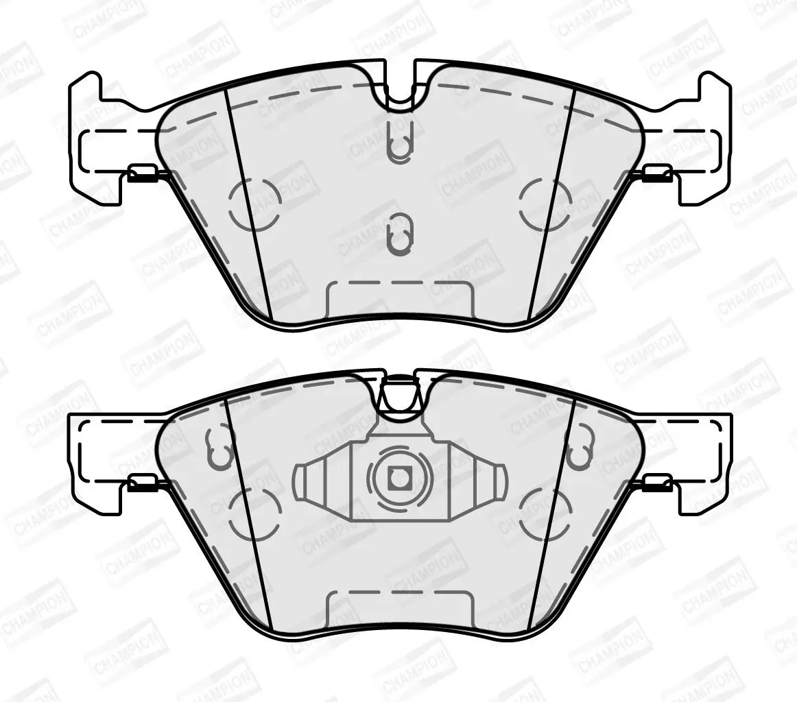 CHAMPION Bremsbelagsatz, Scheibenbremse 573187ch für BMW