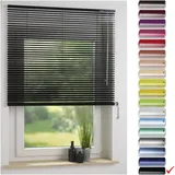 LIEDECO Aluminium-Jalousie 80 x 160 cm schwarz