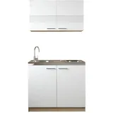 Respekta Merle Glaskeramikkochfeld links weiß