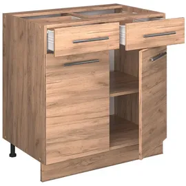 Vicco Schubladenschrank Fame-line 80 x 60 x 82 cm Anthrazit