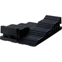 Froli Stufenkeil 2er Set 17,3 x 13 x 53 cm Schwarz