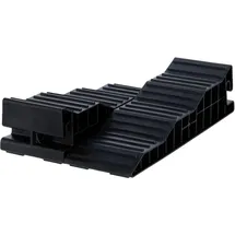 Froli Stufenkeil 2er Set 17,3 x 13 x 53 cm Schwarz