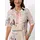 Inspirationen Shirtkleid Gemustert Hortensie/Sand 36