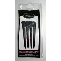 Denman Clips Jumbo, Black 4 Stück