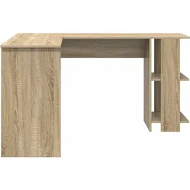 vidaXL Eckschreibtisch Sonoma Eiche Braun