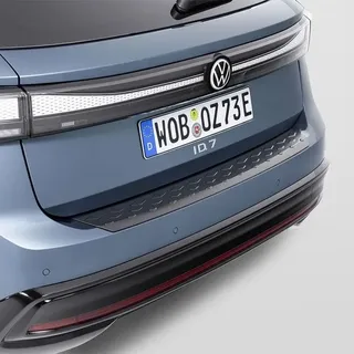 Volkswagen ID.7 Ladekantenschutz schwarz gebürstet Stoßfänger Schutzleiste 14B06