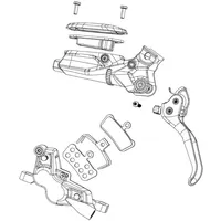 Sram G2 Guide RSC/Ultimate Montagekit Weiss/schwarz 1size