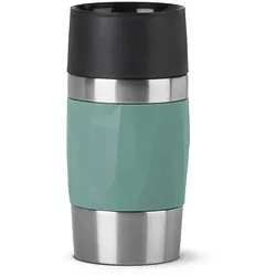 emsa Isolierbecher Travel Mug Compact 300 ml Edelstahl Grün