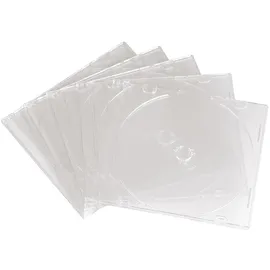Hama CD Hülle Slim 00011521 1 CD/DVD/Blu-Ray Transparent Polystyrol 20St.