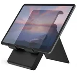 EYUSALL Tablet Ständer,ipad-halter,handy-ständer,Klappbarer,Schwarz/Silbergrau Tablet-Halterung, (Verfügbar für Mobiltelefone und Tablets) schwarz