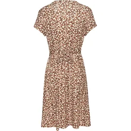 VIVANCE Jerseykleid Braun Pünktchen 38
