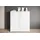 OTTO home PC-Schrank OTTO HOME "Kenia, Sekretär, Home Office", weiß (weiß, weiß hochglanz), B:120cm H:125cm T:39,5cm, Sekretäre, Mit Push-to-open, Tastaturauszug und praktischem Stauraum