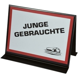 EICHNER Autodachschild A4 zu Selbstgestaltung schwarz schwarz