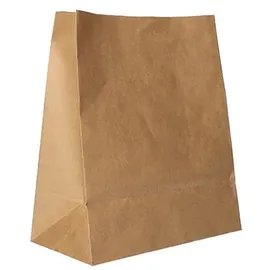 Papstar 250 Blockbodenbeutel, Kraftpapier 22 x 18,5 x 9,7 cm braun