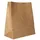 Papstar 250 Blockbodenbeutel, Kraftpapier 22 x 18,5 x 9,7 cm braun