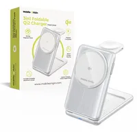 Mobile origin 3in1 Foldable Qi2 Charger PW8 silve