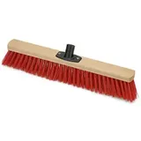 Nölle Profi Brush Nölle Besenkopf Power Stick Saalbesen rot Holz 60,0 cm breit