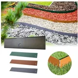 Green-Split Rasenkante Metall 120 x 18,5 cm 1 silber