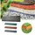 Green-Split Rasenkante Metall 120 x 18,5 cm 1 silber