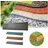 Green-Split Rasenkante Metall 120 x 18,5 cm 1 silber