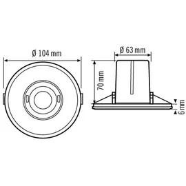 ESYLUX Decken-Präsenzmelder PD-FLAT #EP10423239