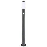 DEUBA Außenleuchte Edelstahl 100,0 cm mit Bewegungsmelder IP44 grau