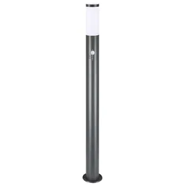 DEUBA Außenleuchte Edelstahl 100,0 cm mit Bewegungsmelder IP44 grau